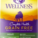 Wellness Grain-Free Complete Health Adult Lamb & Lamb Meal Recipe Dry Dog Food, 24-lb bag