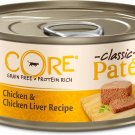 Wellness CORE Grain-Free Indoor Chicken & Chicken Liver Canned Cat Food, 5.5-oz, case of 24