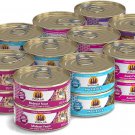 Weruva Frisky Fishin' Friends Variety Pack Grain-Free Canned Cat Food, 5.5-oz, case of 24
