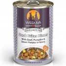 Weruva Steak Frites Dinner with Beef, Pumpkin & Sweet Potatoes Canned Dog Food, 14-oz, case of 12