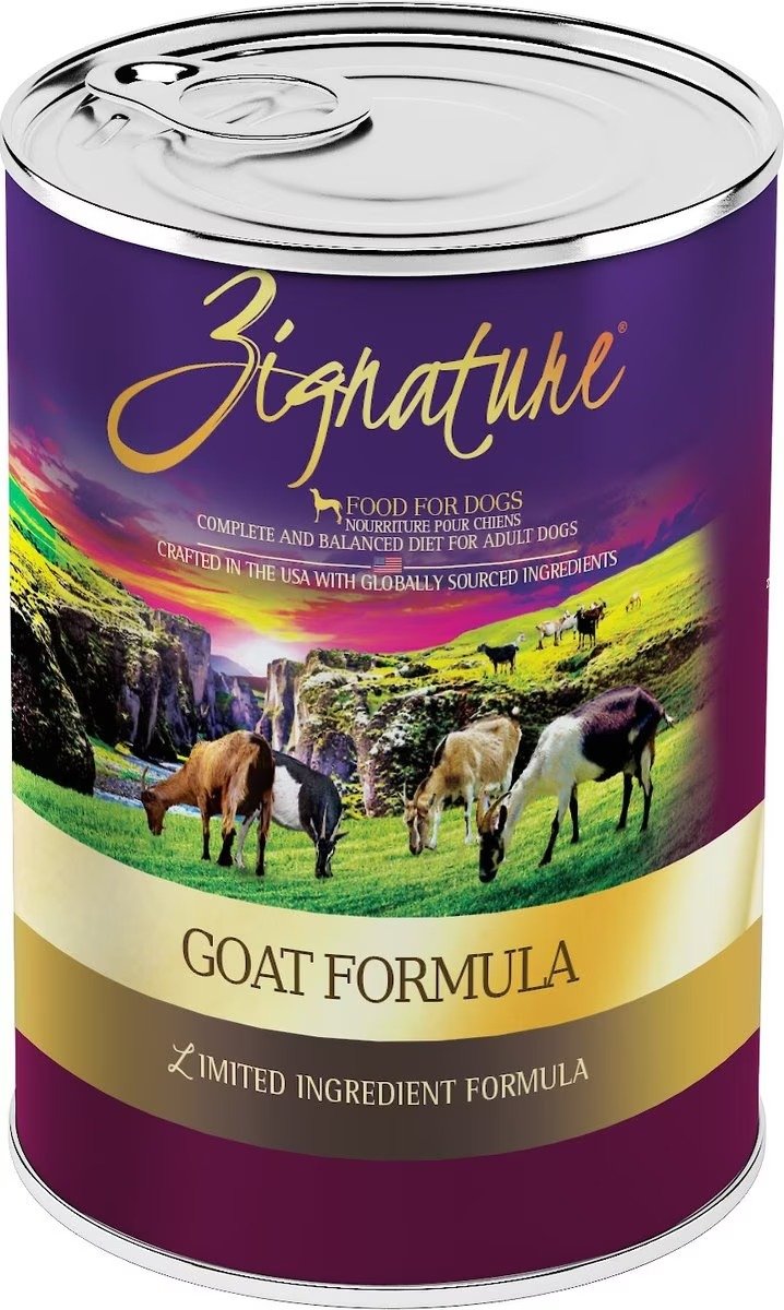 Zignature Goat Limited Ingredient Formula Canned Dog Food, 13-oz, case of 12