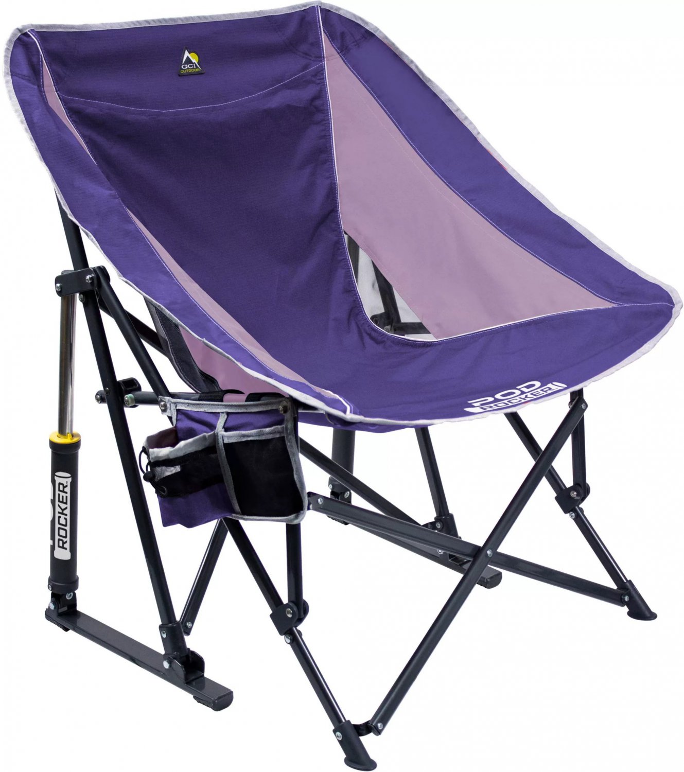 GCI Outdoor Pod Rocker Chair, Purple/Lilac