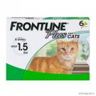 FRONTLINE Plus Flea and Tick Treatment for Cats over 1.5 lbs., 6 Treatments