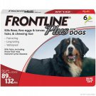FRONTLINE Plus Flea and Tick Treatment for X-Large Dogs Up to 89 to 132 lbs., 6 Treatments