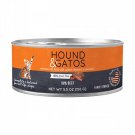 Hound & Gatos Grain Free, Beef Wet Cat Food, 5.5 oz., Case of 24