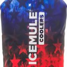 ICEMULE Classic Small 10L Cooler, Red/White/Blue