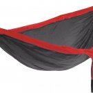 ENO DoubleNest Hammock, Charcoal/Red