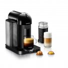 Nespresso Vertuo Coffee Maker & Espresso Machine by Breville with Aeroccino, Black