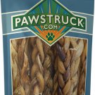Pawstruck Braided Bully Sticks Dog Treats, 1-lb bag, 5-in