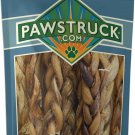 Pawstruck Braided Bully Sticks Dog Treats, 1-lb bag, 7-in