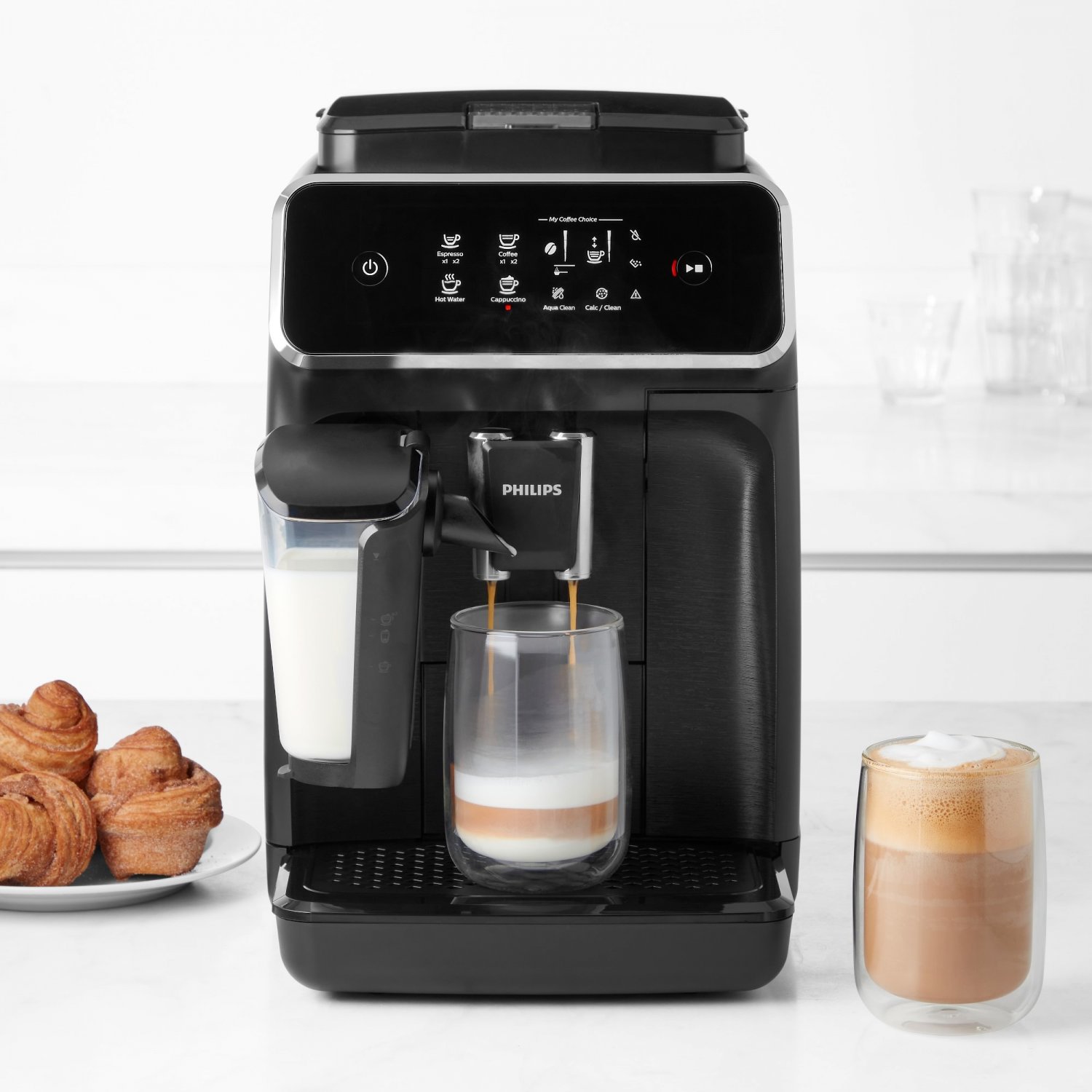 Philips 2200 Series Fully Automatic Espresso Machine with LatteGo