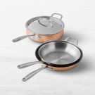 Williams Sonoma Thermoclad Copper 4-Piece Cookware Set