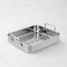 Williams Sonoma Stainless-Steel Ultimate Roaster with Rack