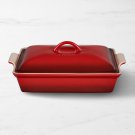 Le Creuset Heritage Stoneware Rectangular Covered Casserole, Red