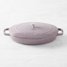 Staub Enameled Cast Iron Oval Gratin with Lid, Lilac