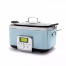 GreenPan Nonstick Ceramic 6-qt. Slow Cooker, Blue