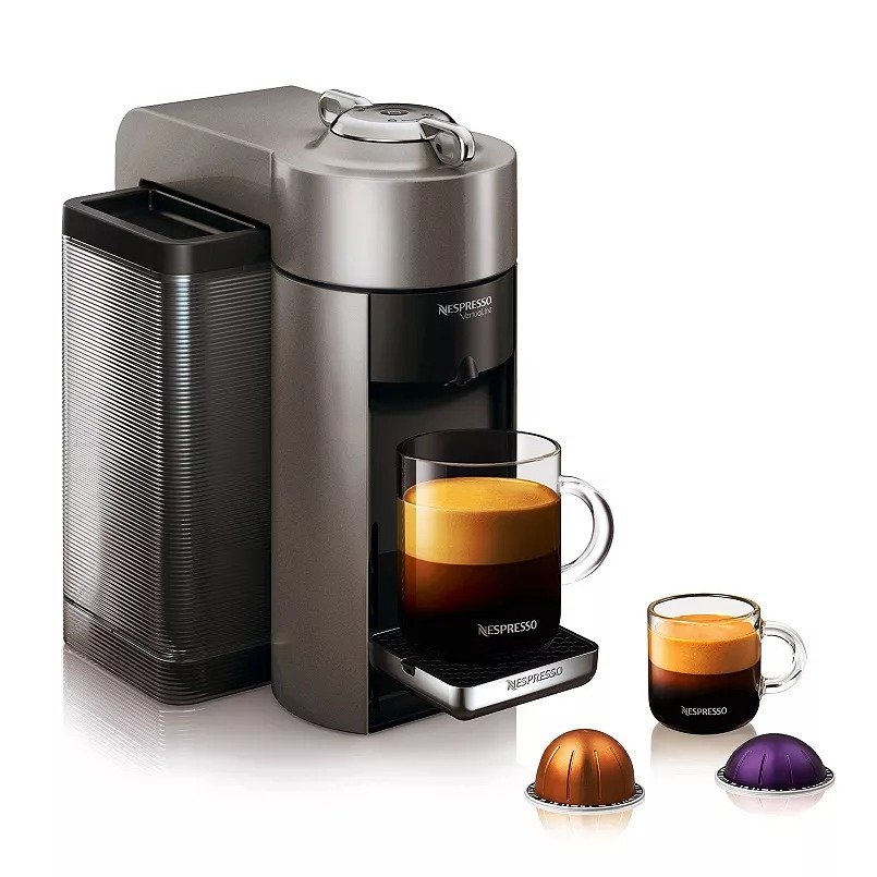 Nespresso Vertuo Coffee & Espresso Machine by DeLonghi, Gray