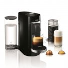 Nespresso VertuoPlus Deluxe Coffee Maker & Espresso Machine with Aeroccino Milk Frother, Black