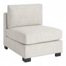 Hayes Cream Modular Sectional Armless Chair