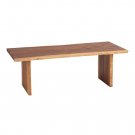 Sansur Rustic Pecan Live Edge Wood Coffee Table