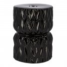Black Ceramic Structural Side Table