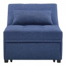 Carter Sleeper Chair, Blue