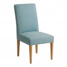 Bridget Upholstered Dining Chair Set of 2, Light Blue