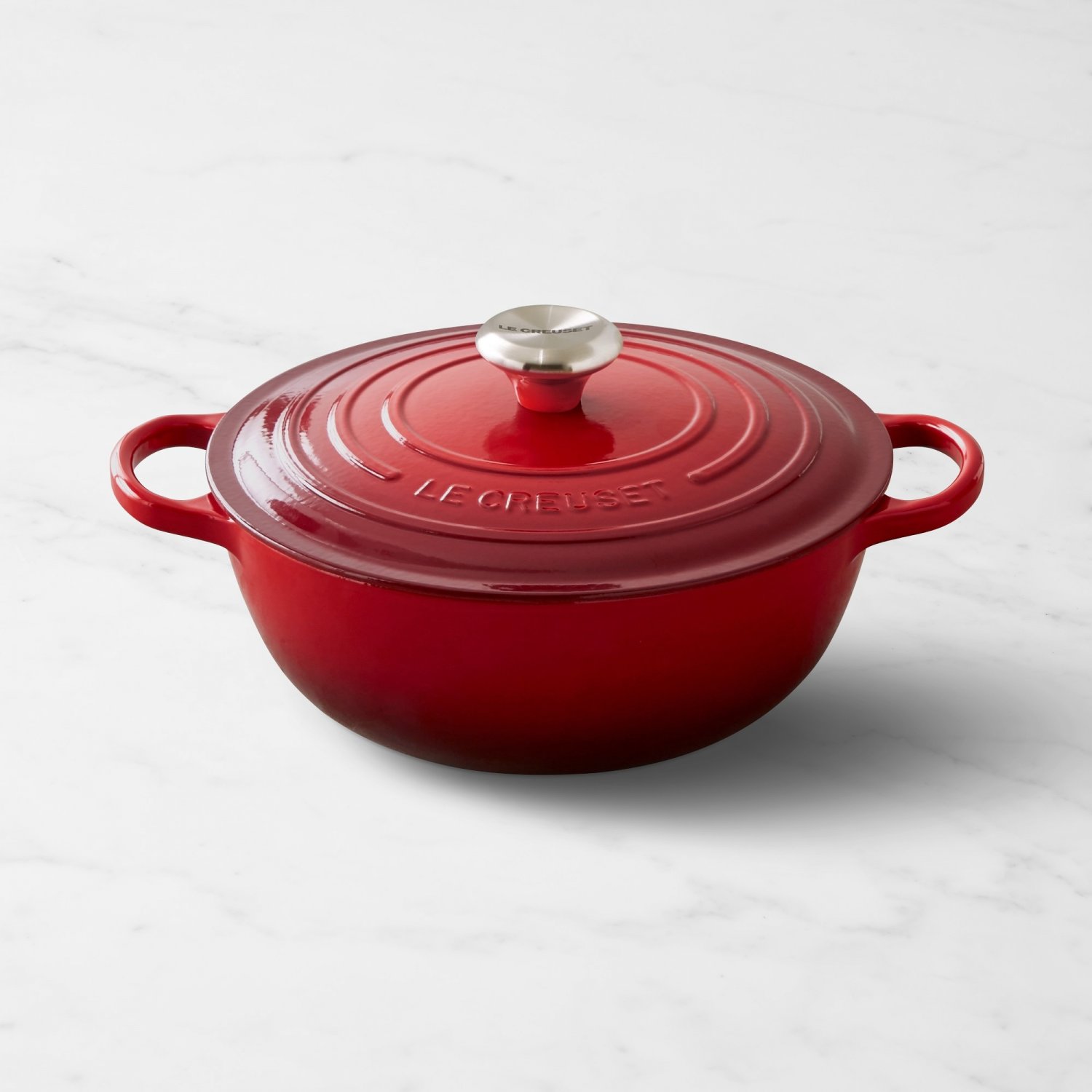 Le Creuset Enameled Cast Iron Soup Pot, 4 1/2Qt. Red