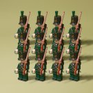12pcs Napoleonic Wars British 95th Rifles Regiment Infantry Soldiers Minifigures