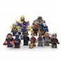 13pcs Superhero Avengers Vs Thanos Marvel Iron Man Thor Hulk Ant-Man Minifigures