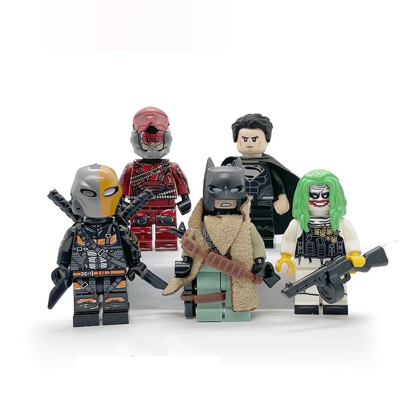 5pcs Injustice (Justice League) DC Comics Superhero Minifigures Building Toys