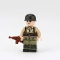 4pcs WW2 US Army The Pacific War Infantry Soldiers Minifigures Accessories