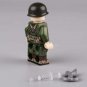 4pcs WW2 US Army Combat Medics (Olive Green) Minifigures Set Accessories
