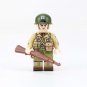 4pcs WW2 US Army The 5th Ranger Battalion Soldiers Minifigures Set Accessories