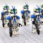10pcs Star Wars 501st Jet Troopers The 501st Legion Clone Troopers Minifigures