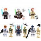 6pcs Star Wars Obi-Wan Rahm Kota Cal Kestis Ahsoka Airborne Trooper Minifigures