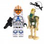 2pcs Ahsoka's Clone trooper and Kashyyyk Battle Droid Star Wars Minifigures Toys