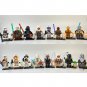 16pcs Star Wars Mando Ahsoka Obi-Wan Darth Vader Rahm Kota and more Minifigures