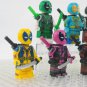 8pcs Various Deadpool Rosa Green Gwenpool X-Men X-Force Minifigures Toys