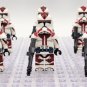 10pcs Anaxes Clone Troopers The 187th Battalion Star Wars Minifigures Toys