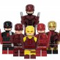 6pcs Various Daredevil MCU Marvel Comics Red and Yellow Shadowland Minifigures