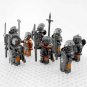 8pcs Uruk-Hai Heavy Army The Lord of the Rings Uruk-Hai Isengard Minifigures Toy