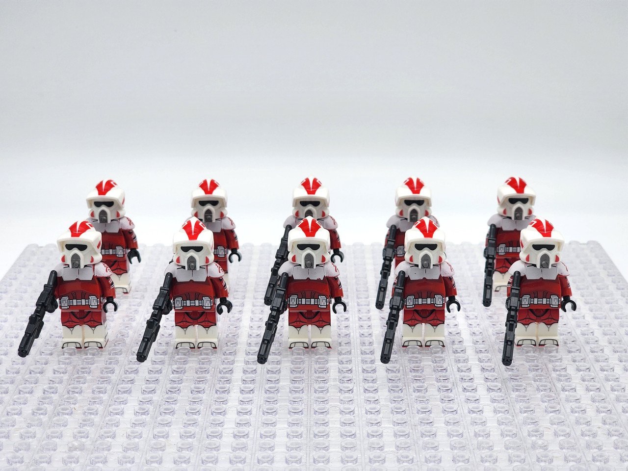 10pcs Coruscant Guard ARF troopers Star Wars Minifigures Set