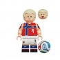 8pcs World Cup Vinicius Messi Mbappe De Bruyne Harry Kane Minifigures Minifigs