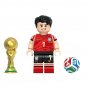 6pcs World Cup Hernandez Salah Neuer Rodriguez Casemiro Minifigures Minifigs Toy