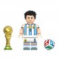 6pcs World Cup Junior Martinez Alvarez Musiala Kane Haaland Minifigures Minifigs