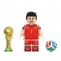 6pcs World Cup Neymar Lamine Yamal Ronaldo Messi Mbappe Minifigures Minifigs Toy