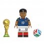 6pcs World Cup Neymar Lamine Yamal Ronaldo Messi Mbappe Minifigures Minifigs Toy
