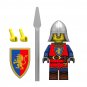 2pcs Medieval Castle Lion Knights Minifigures Minifigs Toy Gift