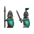 2pcs Medieval Castle Kraken Knights Minifigures Minifigs Toy Gift